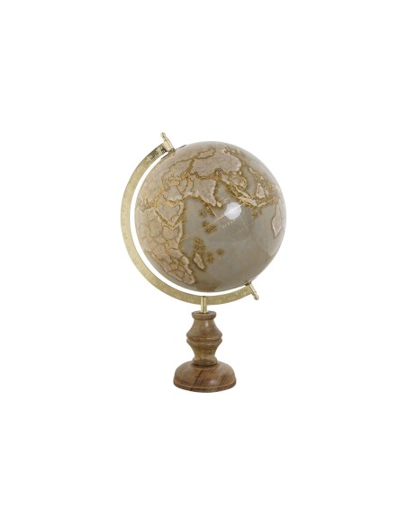 Globe Home ESPRIT Brown PVC Mango wood 27 x 25 x 43 cm