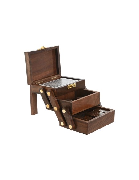 Games Home ESPRIT Wood 13 x 10 x 10 cm