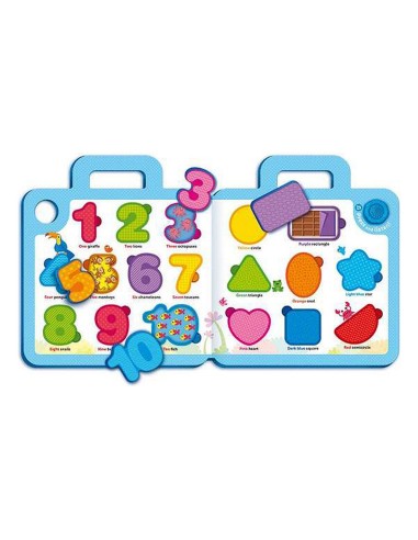 Pädagogisches Spielzeug Reig Handtasche Zahlen 18 Stücke Alphabet