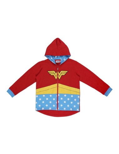 Sweat à capuche enfant Wonder Woman Rouge