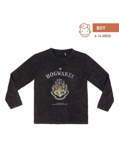 T-shirt à manches longues enfant Harry Potter Gris Gris foncé