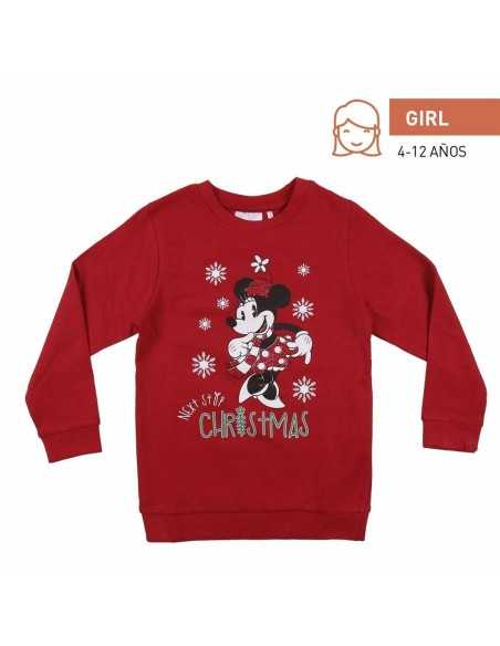 Sweat sans capuche enfant Mickey Mouse Rouge