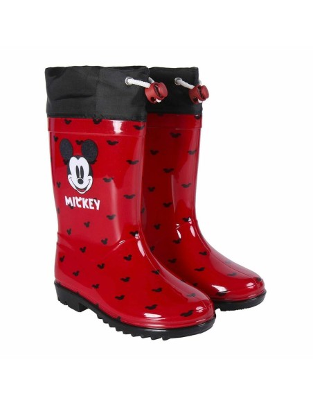 Children's Water Boots Mickey Mouse Red