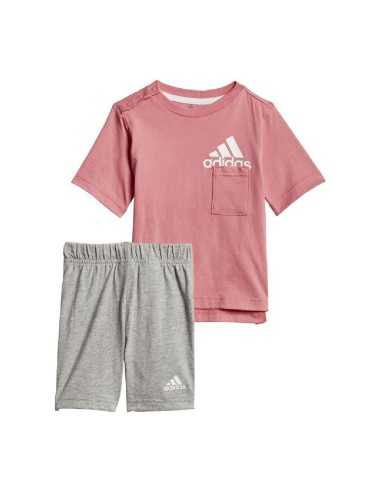 Sportset für Kinder Adidas Badge of Sport Summer Koralle