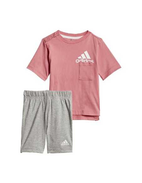 Sportset für Kinder Adidas Badge of Sport Summer Koralle