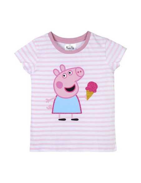 T shirt à manches courtes Enfant Peppa Pig Rose