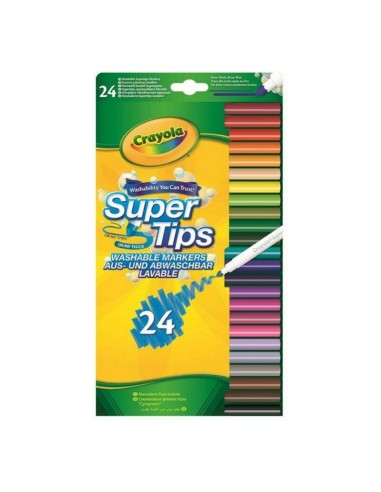 Feutres Crayola B01BF6F20K Lavable (24 uds)