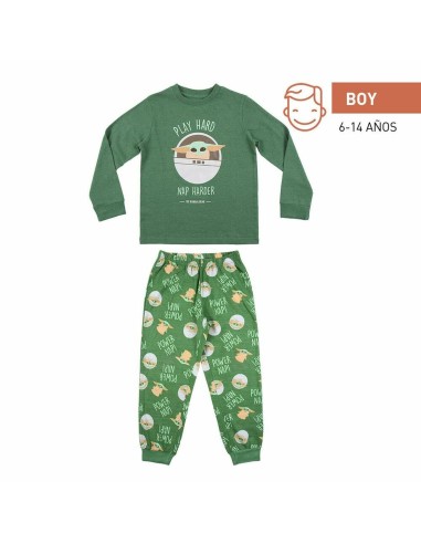 Pyjama Enfant The Mandalorian Vert foncé