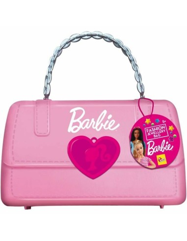 Bracelet Making Kit Lisciani Giochi Barbie Fashion jewelry bag Plastic (12 Pieces)