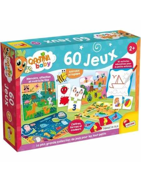 Educational Game Lisciani Giochi Carotina Baby 60 Jeux (FR)