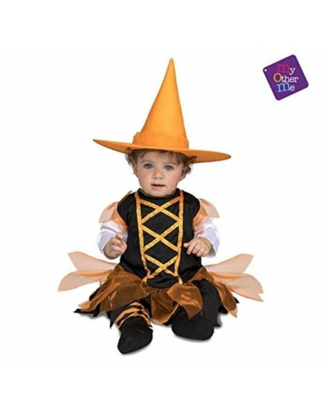 Costume for Children My Other Me Witch Orange (2 Pieces)