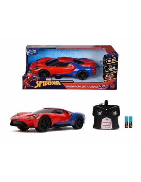 Remote-Controlled Car Simba Spiderman Red Multicolour