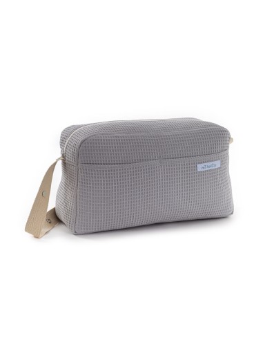 Sac organisateur pour poussette de bébé Mi bollito Gris clair 15 x 24 x 40 cm