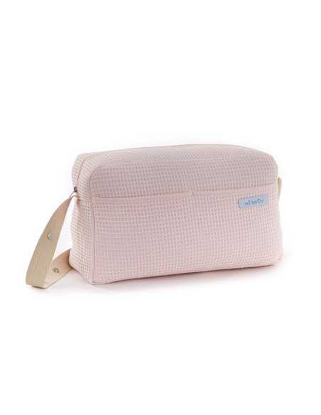 Sac organisateur pour poussette de bébé Mi bollito Rose clair 15 x 24 x 40 cm