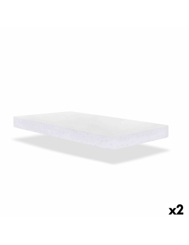 Coprimaterasso per culla Mi bollito Bianco 1 x 60 x 120 cm Impermeabile 2 Unità