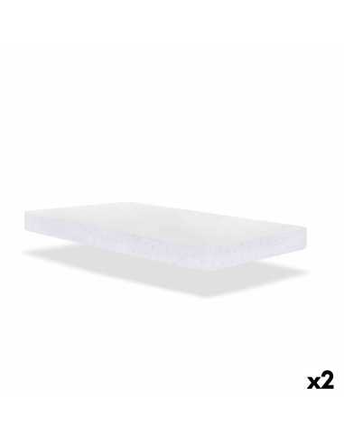 Cot mattress cover Mi bollito White 1 x 70 x 140 cm Impermeable 2 Units