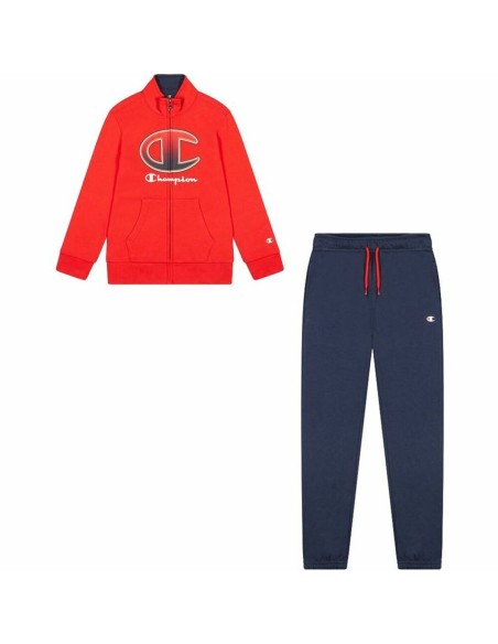 Completo Sportivo per Bambini Champion Full Zip Rosso