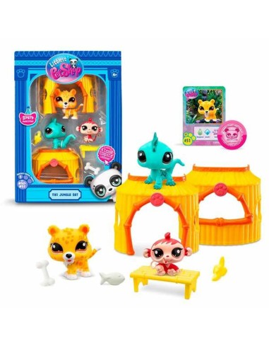 Playset Bandai Littlest Pet Shop 8 Pieces