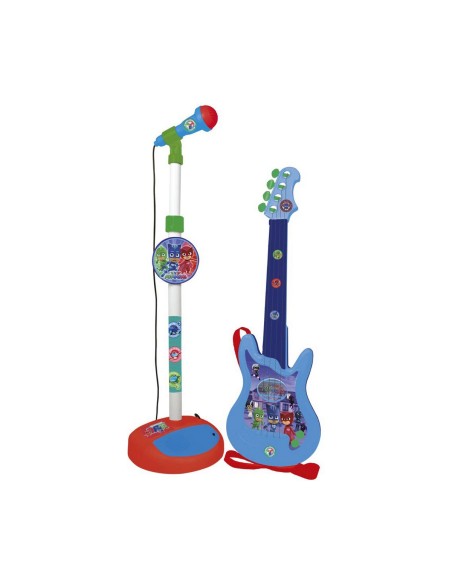 Kindergitarre PJ Masks Mikrofon Blau