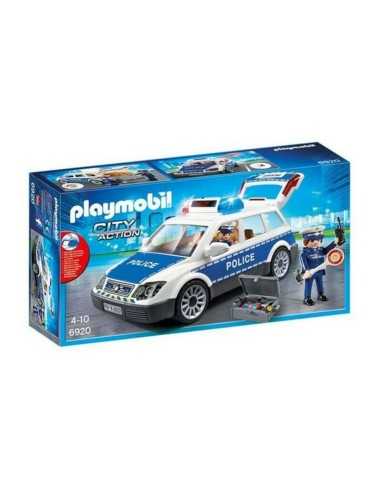 Macchinina con Luci e Suoni City Action Police Playmobil Squad Car with Lights and Sound