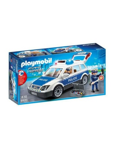 Voiture avec Lumièe et Son City Action Police Playmobil Squad Car with Lights and Sound