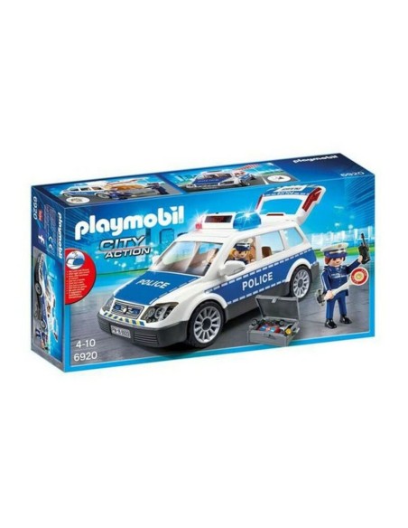 Voiture avec Lumièe et Son City Action Police Playmobil Squad Car with Lights and Sound