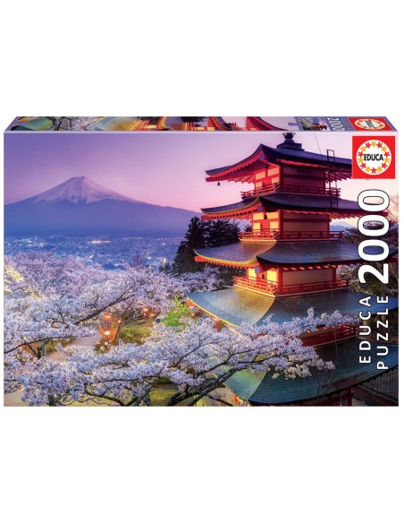 Puzzle Educa Mount Fuji Japan 16775 2000 Pezzi