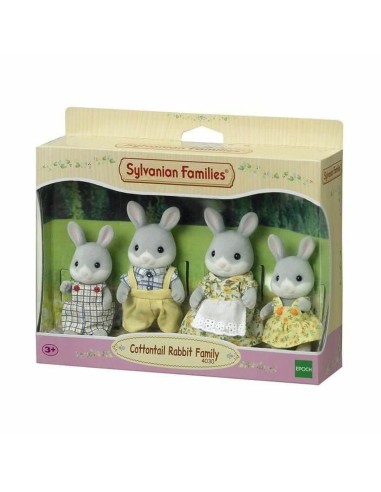 Set di Pupazzi Sylvanian Families Family Gray Rabbit