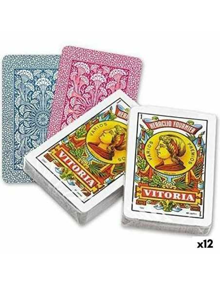 Carte da Gioco Spagnole (50 Carte) Fournier 61,5 x 95 mm 12 Unità