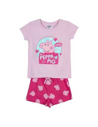 Sommer-Schlafanzug Peppa Pig Rosa