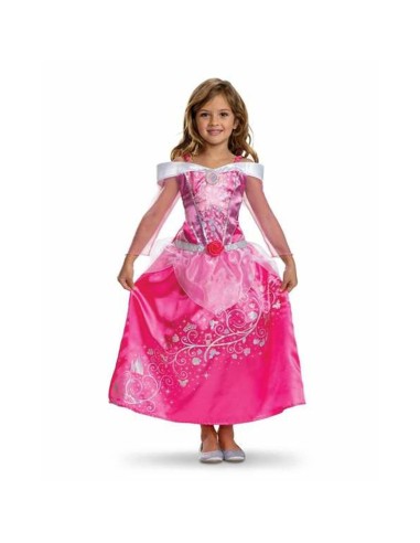 Costume per Bambini Disney Rosa Aurora (La bella addormentata) 7-8 Anni