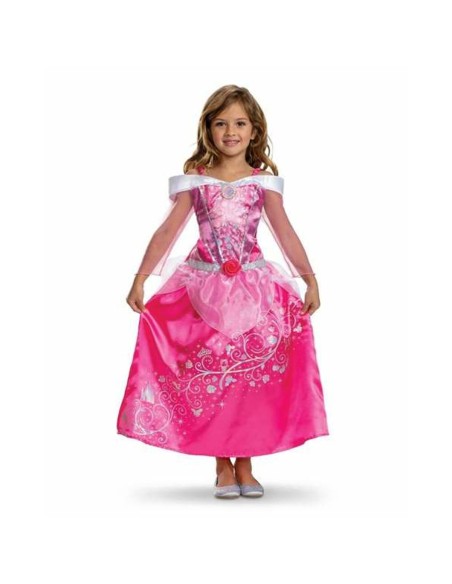 Costume per Bambini Disney Rosa Aurora (La bella addormentata) 7-8 Anni