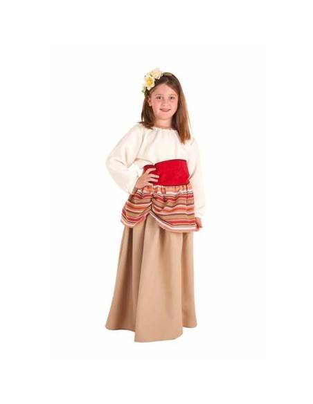 Costume for Children Medieval peasant woman 7-9 Years (4 Pieces)