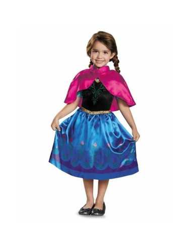 Costume per Bambini Frozen Anna Travel Azzurro