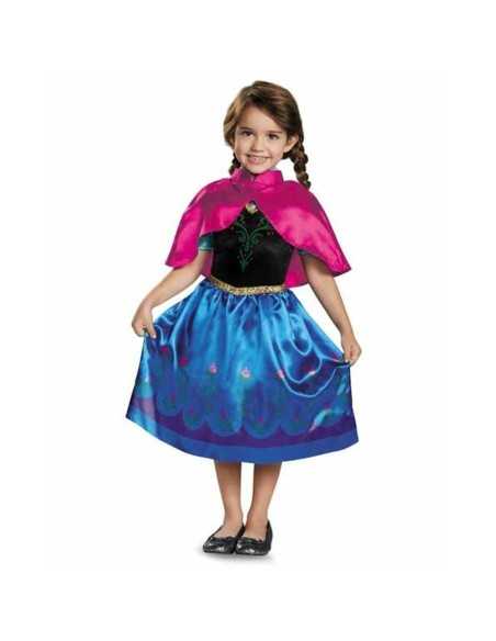 Costume per Bambini Frozen Anna Travel Azzurro