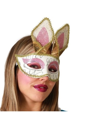 Masque Lapin Doré