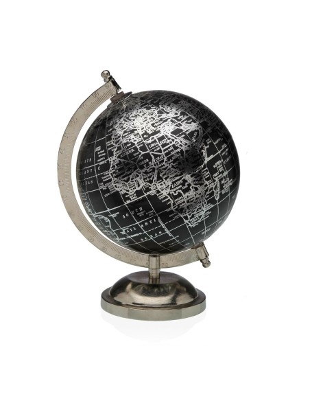 Globe Versa Silver Metal 15 x 24 x 17 cm