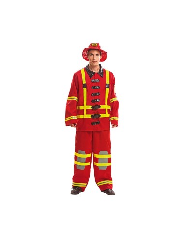 Verkleidung für Erwachsene My Other Me Feuerwehrmann M/L (3 Stücke)