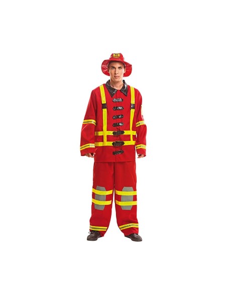 Verkleidung für Erwachsene My Other Me Feuerwehrmann M/L (3 Stücke)