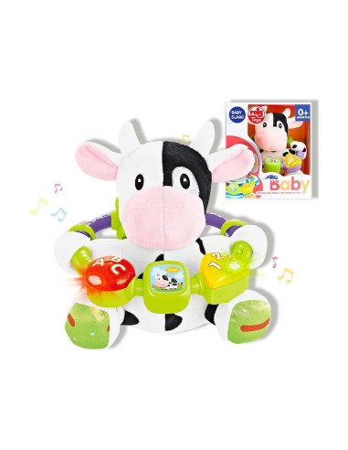 Musical Plush Toy Reig 20 cm Cow