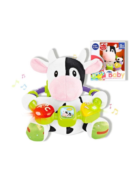 Musical Plush Toy Reig 20 cm Cow