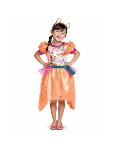 Verkleidung für Kinder Little Pony Sunny Starscout Orange 3 Stücke