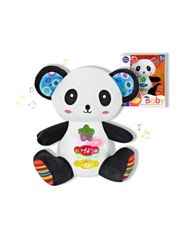 Musical Plush Toy Reig Panda bear 15 cm