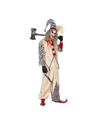 Costume for Adults Multicolour Bloody Harlequin Male Assassin (2 Pieces) (2 pcs)