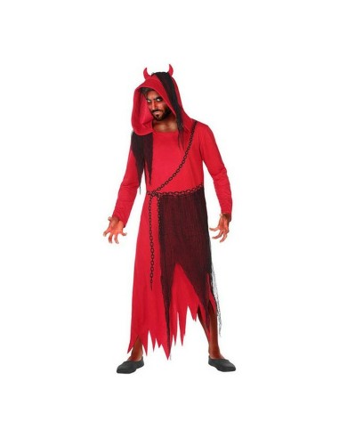 Costume per Adulti DISFRAZ DEMONIO M-L Rosso Demonio (1 Pezzi) (M/L)