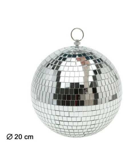 Disco Ball G. ACC. DECORACION 20 CM Shine Inline Silver anos 70 (20 cm)