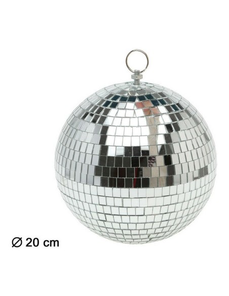 Palla da Discoteca G. ACC. DECORACION 20 CM Shine Inline Argentato anos 70 (20 cm)