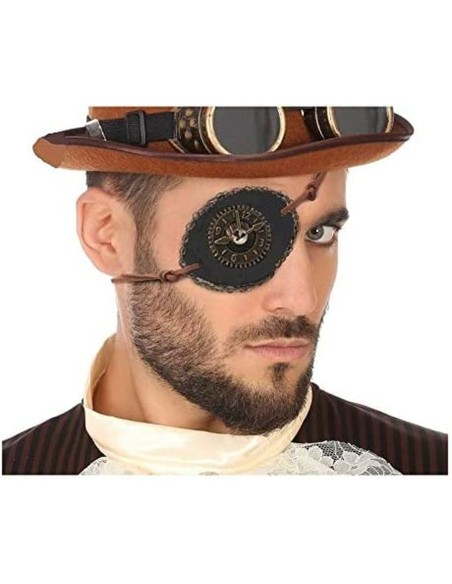 Patch Steampunk Schwarz Steampunk