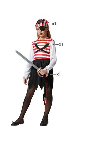 Costume per Bambini Pirata 10-12 Anni