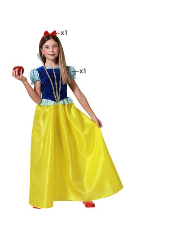 Costume for Children Snow White 7-9 Years (2 Pieces)